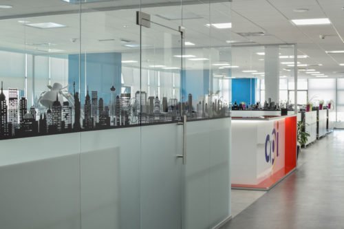 Цельностеклянные перегородки